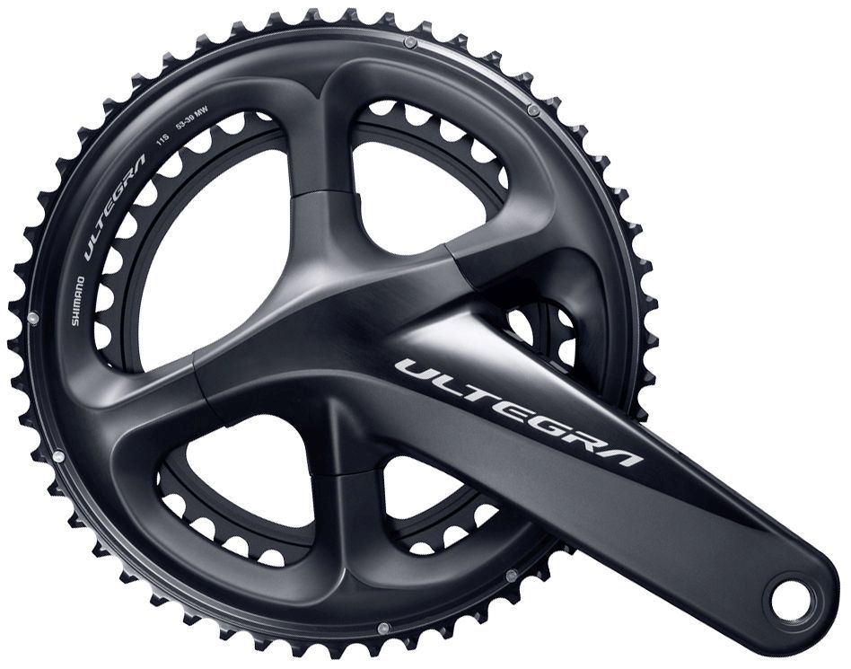 Kurbelgarnituren Shimano Kurbelgarnitur ULTEGRA FC R8000 2x11 Fach 53