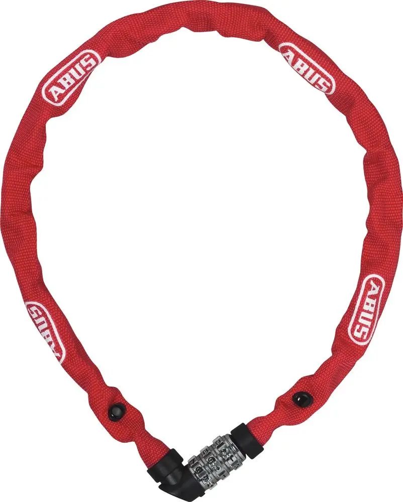Abus Kettenschloss 1200 Web rot 60cm