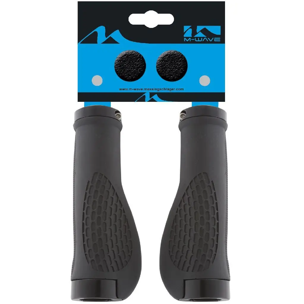 M-WAVE Griffe Ergo Fix Schraubklemmung, 130mm + 130mm schwarz