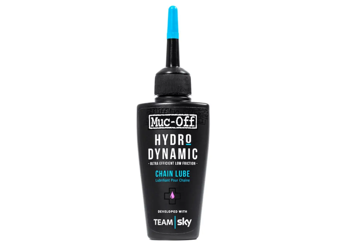 Muc-Off Hydrodynamic Team Sky Lube 50ml Flasche Kettenschmiermittel für alle Bedingungen