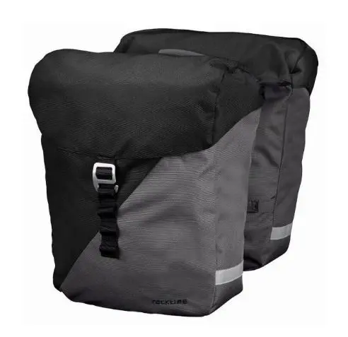 Racktime VIDA, Doppeltasche carbon black/stone grey