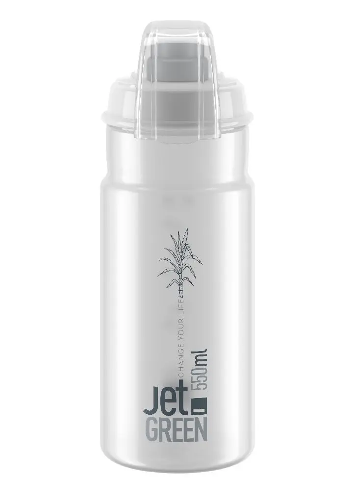 Elite Trinkflasche mit Schutzkappe JET SUGAR CANE PLUS transparent 550ml