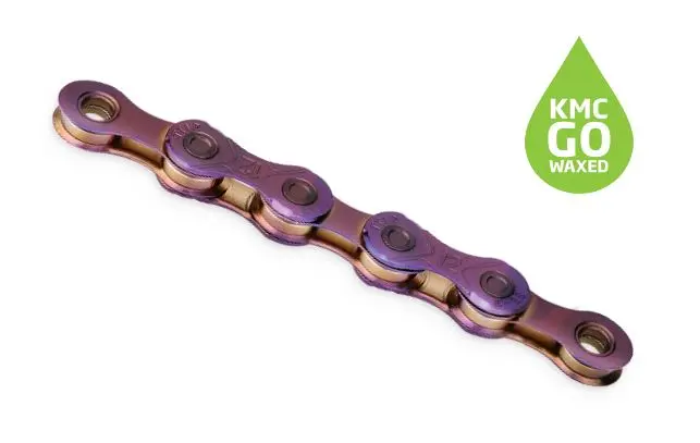 Chains: KMC Chain TT11 126L/Box Waxed 11-speed Neochrome