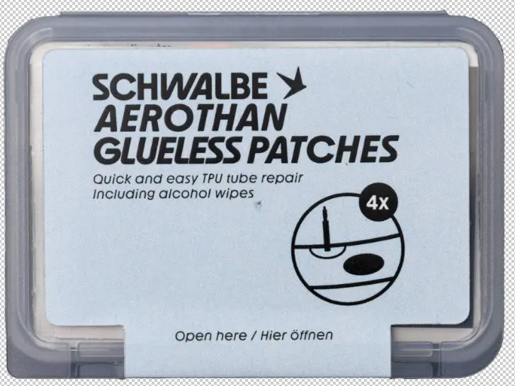 Schwalbe GLUELESS PATCHES 4 Adhesive Patches (20 Sets per Display)