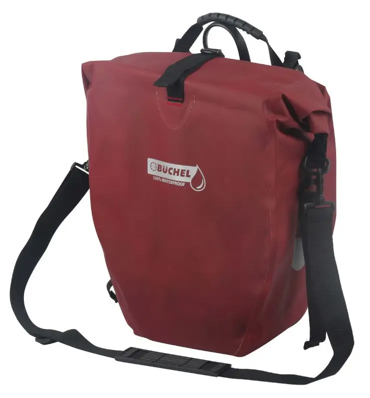 Büchel Gepäckträgertasche merlot