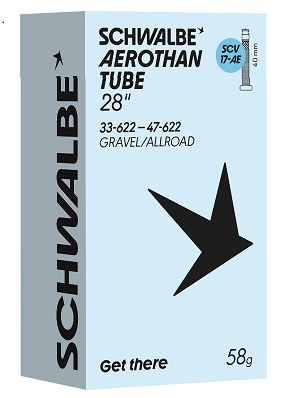 Schwalbe Schlauch SCV17-AE AEROTHAN, TPU 33/47-622 IB Alu 40mm