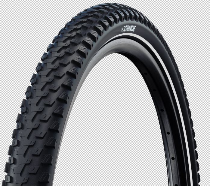Schwalbe MARATHON PLUS MTB 29x2.60 (65-622) Draht Performance Line Smart Guard Twin Skin ADDIX Black+Reflex