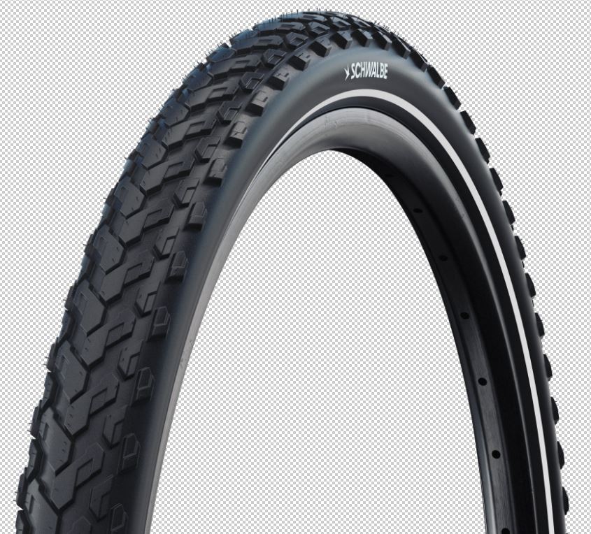 Schwalbe MOTION LAND CRUISER PLUS 28x1.50 700x38C (40-622) Draht Active Line GREEN Black+Reflex