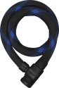 Abus Spiralkabelschloss IVERA Cable 7220 schwarz/blau 85cm