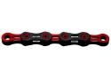 KMC X-10 SL DLC Super Light 116-Glieder 10-fach - schwarz/rot