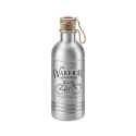 Elite Trinkflasche EROICA ALU silber mit WARRIORS Design 600ml