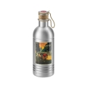 Elite Trinkflasche EROICA ALU silber mit BICICLETTE MILANO Design 600ml