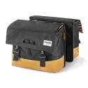 URBAN PROOF recycling Fahrradtasche DOUBLE 40L grau/gelb