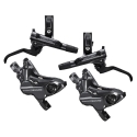 Shimano Scheibenbremsset DEORE M6120 Vorrne + Hinten 4-Kolben Schwarz OEM