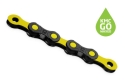 KMC Kette DLC12 126L/Box Waxed 12-fach Black/Yellow