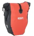 Büchel Gepäckträgertasche schwarz/rot