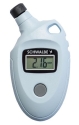 Schwalbe Zubehör Airmax Pro Air Pressure Gauge hellblau inklusive Adapter für Click Valve Ventile